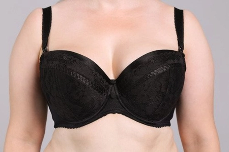 Bra padded black KM-S Czarny Pik