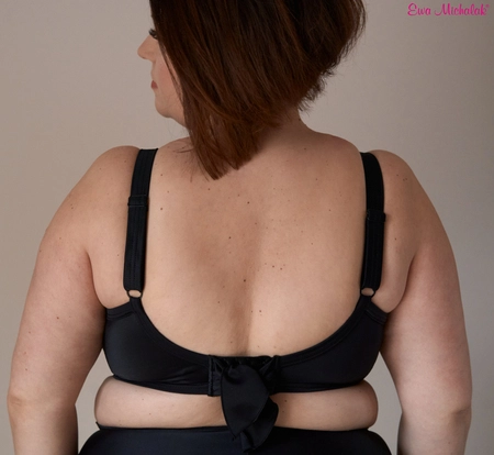 Bra padded black PLP Bra for Swimsiut Czarna Mamba